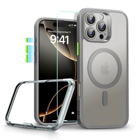 Etui ESR Classic Pro Set Halolock MagSafe na iPhone 16 Pro Max - szare Etui ESR Classic Pro Set Halolock MagSafe na iPhone 16 Pro Max - szare