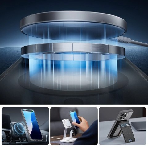 Etui ESR Classic Pro Set Halolock MagSafe na iPhone 16 Pro Max - szare Etui ESR Classic Pro Set Halolock MagSafe na iPhone 16 Pro Max - szare