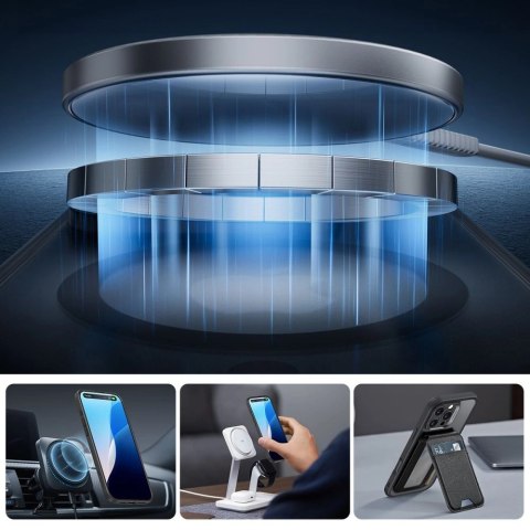 Etui ESR Classic Pro Set Halolock MagSafe na iPhone 16 Pro - czarne Etui ESR Classic Pro Set Halolock MagSafe na iPhone 16 Pro - czarne