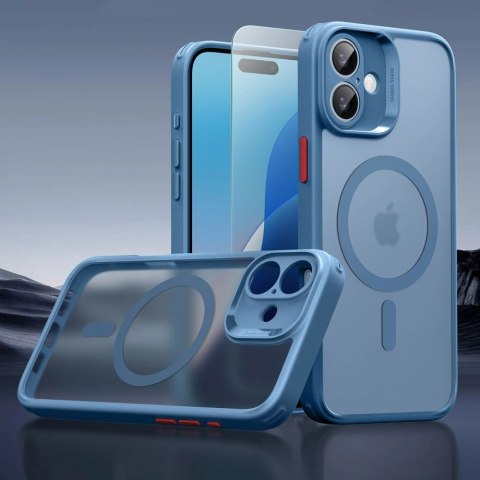 Etui ESR Classic Pro Set Halolock MagSafe na iPhone 16 - niebieskie Etui ESR Classic Pro Set Halolock MagSafe na iPhone 16 - niebieskie