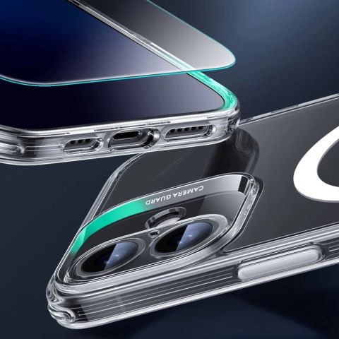 Etui ESR Classic Pro Set Halolock MagSafe na iPhone 16 - przezroczyste Etui ESR Classic Pro Set Halolock MagSafe na iPhone 16 - przezroczyste