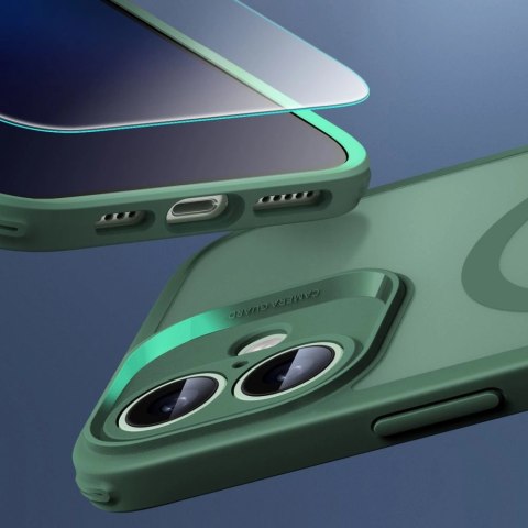 Etui ESR Classic Pro Set Halolock MagSafe na iPhone 16 - zielone