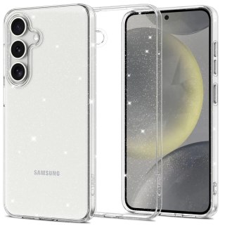 Etui Tech-Protect FlexAir na Samsung Galaxy S25 - przezroczysto-brokatowe