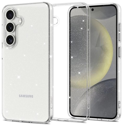 Etui Tech-Protect FlexAir na Samsung Galaxy S25 - przezroczysto-brokatowe