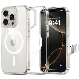 Etui Tech-Protect Flexair Hybrid CC Magsafe na iPhone 16 Pro - przezroczyste