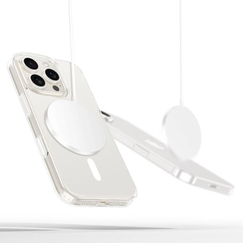 Etui Tech-Protect Flexair Hybrid CC Magsafe na iPhone 16 Pro - przezroczyste