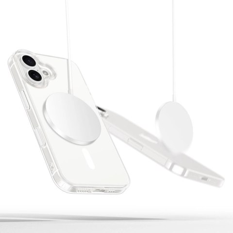 Etui Tech-Protect Flexair Hybrid CC Magsafe na iPhone 16 - przezroczyste