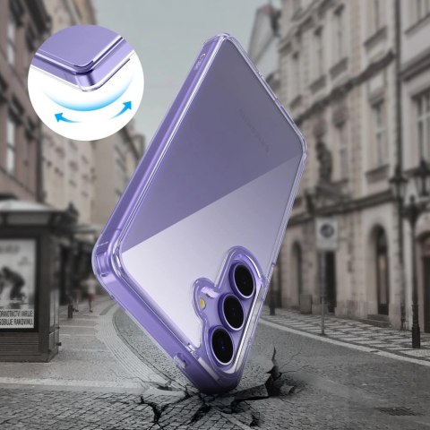Etui Tech-Protect Flexair Hybrid na Samsung Galaxy S25 - przezroczyste