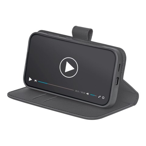 Etui z ekoskóry Puro Booklet Case z klapką i portfelem do Samsung Galaxy S25+ - czarne