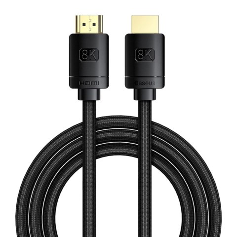 Kabel HDMI Baseus High Definition Series 8K 2m - czarny Kabel HDMI Baseus High Definition Series 8K 2m - czarny