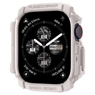Pasek Spigen Rugged Armor na Apple Watch 10 46mm - beżowy