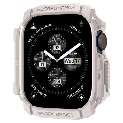 Pasek Spigen Rugged Armor na Apple Watch 10 46mm - beżowy Pasek Spigen Rugged Armor na Apple Watch 10 46mm - beżowy