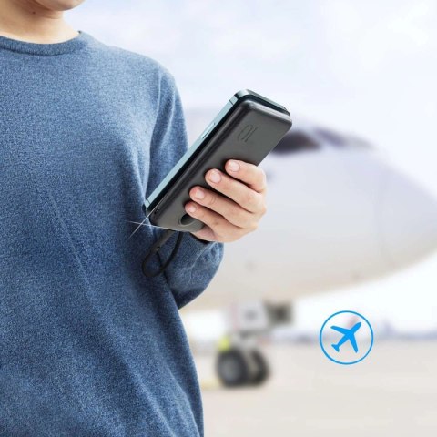 Powerbank Veger L10S (W1105PD) 10000mAh 20W 2A PD QC3.0 - czarny Powerbank Veger L10S (W1105PD) 10000mAh 20W 2A PD QC3.0 - czarny
