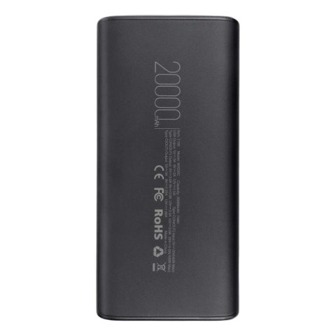 Powerbank Veger T100 W2032C-100 20000mAh 100W 5A PD QC3.0 - czarny Powerbank Veger T100 W2032C-100 20000mAh 100W 5A PD QC3.0 - czarny