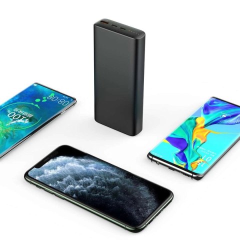 Powerbank Veger T100 W2032C-100 20000mAh 100W 5A PD QC3.0 - czarny Powerbank Veger T100 W2032C-100 20000mAh 100W 5A PD QC3.0 - czarny