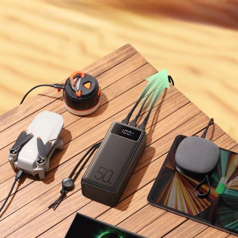 Powerbank Veger Tank Boost W5001C 56000mAh 130W 5A PD QC3.0 - czarny