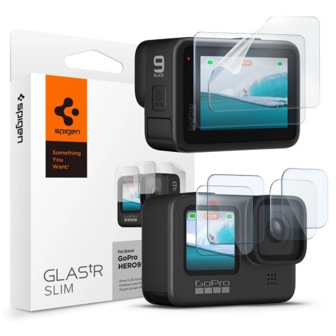 Szkło hartowane Spigen Glass.tR Slim + Film 2-Set na GoPro Hero 9 / 10 / 11 / 12 - przezroczyste Szkło hartowane Spigen Glass.tR Slim + Film 2-Set na GoPro Hero 9 / 10 / 11 / 12 - przezroczyste