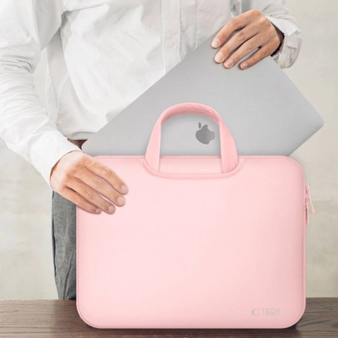 Torba na laptopa 13-14 Tech-Protect Neopren - różowa