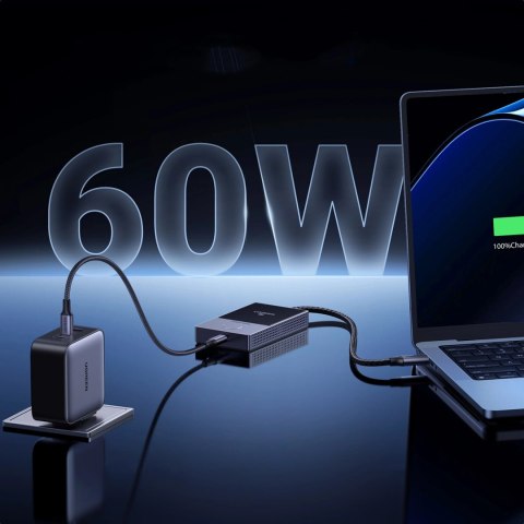 Transmiter HDMI Ugreen CM737 bezprzewodowy nadajnik i odbiornik - czarno-srebrny Transmiter HDMI Ugreen CM737 bezprzewodowy nadajnik i odbiornik - czarno-srebrny