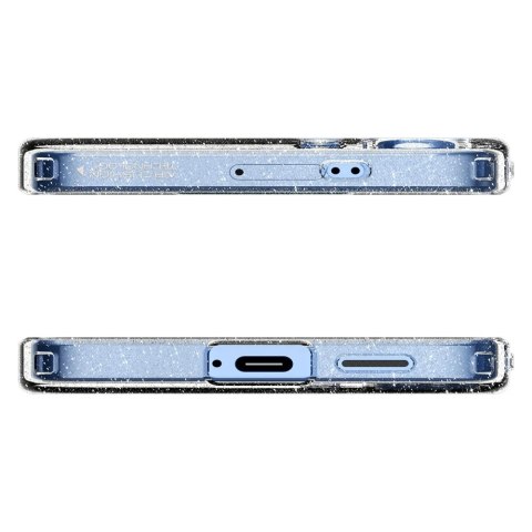 Etui Spigen Liquid Crystal na Samsung Galaxy S25+ -brokatowo-przezroczyste