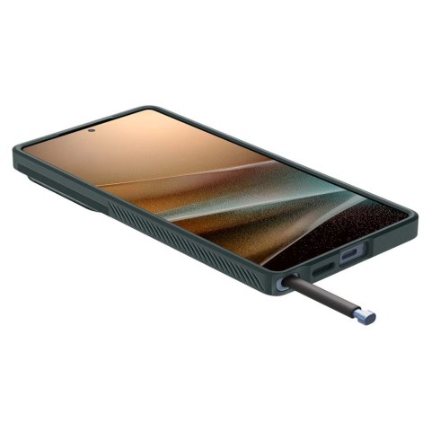 Etui Spigen Optik Armor na Samsung Galaxy S25 Ultra - zielone Etui Spigen Optik Armor na Samsung Galaxy S25 Ultra - zielone