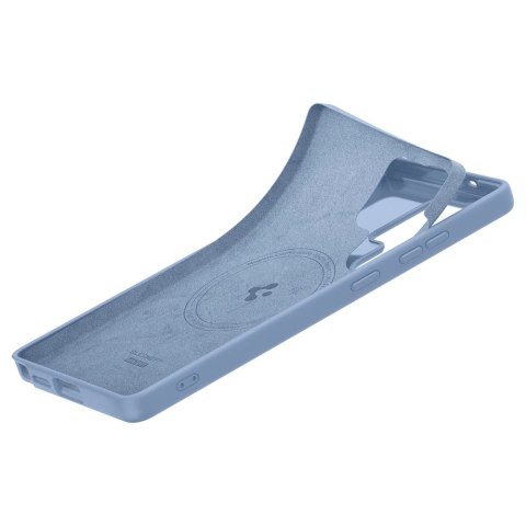 Etui Spigen Silicone Fit Mag na Samsung Galaxy S25 Ultra - niebieskie Etui Spigen Silicone Fit Mag na Samsung Galaxy S25 Ultra - niebieskie