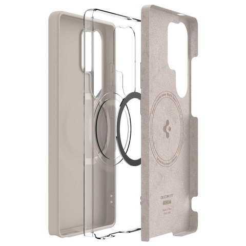 Etui Spigen Silicone Fit Mag na Samsung Galaxy S25Ultra - tytanowy