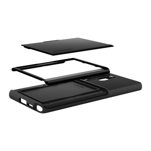 Etui Spigen Slim Armor CS na Samsung Galaxy S25 Ultra - czarne Etui Spigen Slim Armor CS na Samsung Galaxy S25 Ultra - czarne