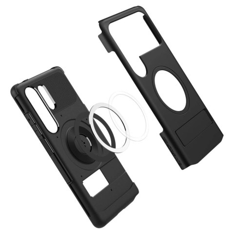 Etui Spigen Slim Armor Mag MagSafe na Samsung Galaxy S25 Ultra - czarne Etui Spigen Slim Armor Mag MagSafe na Samsung Galaxy S25 Ultra - czarne