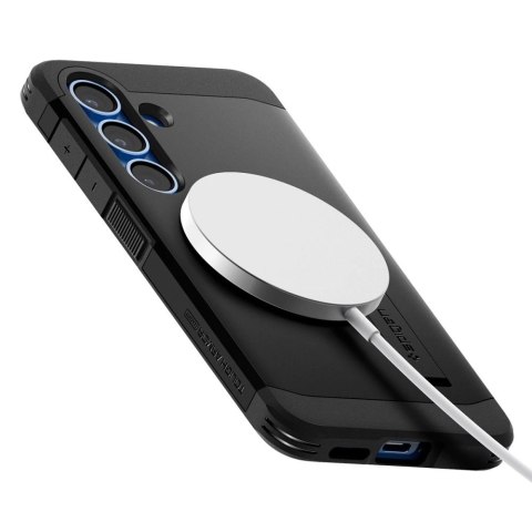 Etui Spigen Tough Armor MagSafe na Samsung Galaxy S25+ - czarne