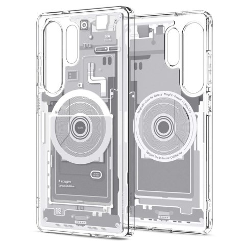 Etui Spigen Ultra Hybrid Mag na Samsung Galaxy S25 Ultra Zero One - białe Etui Spigen Ultra Hybrid Mag na Samsung Galaxy S25 Ultra Zero One - białe