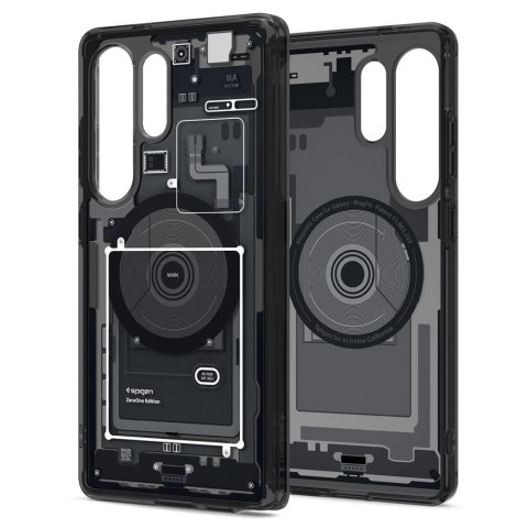 Etui Spigen Ultra Hybrid Mag na Samsung Galaxy S25 Ultra Zero One - czarne Etui Spigen Ultra Hybrid Mag na Samsung Galaxy S25 Ultra Zero One - czarne
