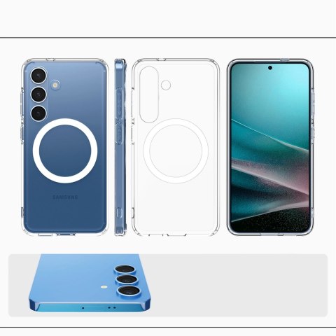 Etui Spigen Ultra Hybrid Mag na Samsung Galaxy S25+ - przezroczyste