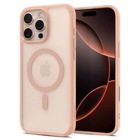 Etui Spigen Ultra Hybrid "T" Magsafe na iPhone 16 Pro - różowe Etui Spigen Ultra Hybrid "T" Magsafe na iPhone 16 Pro - różowe