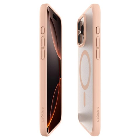 Etui Spigen Ultra Hybrid "T" Magsafe na iPhone 16 Pro - różowe Etui Spigen Ultra Hybrid "T" Magsafe na iPhone 16 Pro - różowe