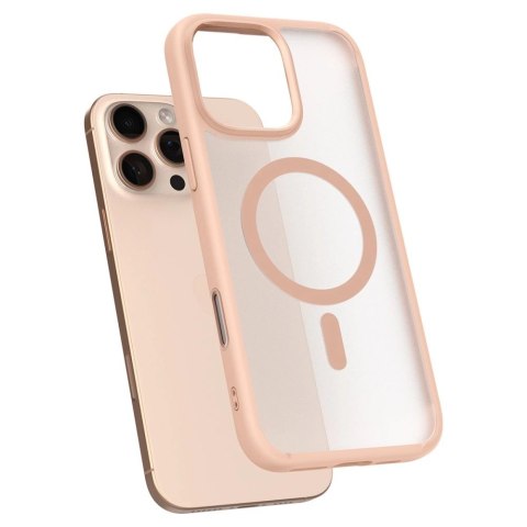 Etui Spigen Ultra Hybrid "T" Magsafe na iPhone 16 Pro - różowe Etui Spigen Ultra Hybrid "T" Magsafe na iPhone 16 Pro - różowe