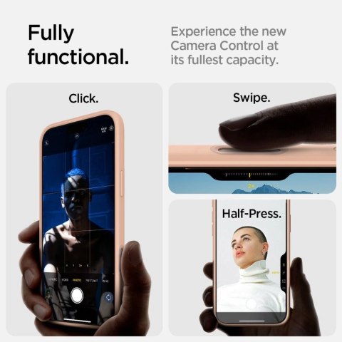 Etui Spigen Ultra Hybrid "T" Magsafe na iPhone 16 Pro - różowe Etui Spigen Ultra Hybrid "T" Magsafe na iPhone 16 Pro - różowe
