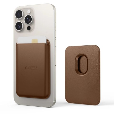 Etui Tech-Protect MagWallet Magsafe - brązowe