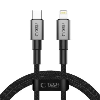 Kabel Tech-Protect UltraBoost DNA USB-C / Lightning PD27W/3A 100 cm - szary