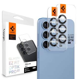 Osłona aparatu Spigen Optik Pro GLAS.TR EZ FIT 2-pack na Samsung Galaxy S25+ - czarna