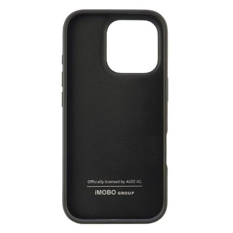 Etui Audi Carbon Fiber Stripe na iPhone 16 Pro 6.3" - czarne Etui Audi Carbon Fiber Stripe na iPhone 16 Pro 6.3" - czarne