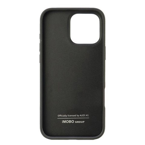 Etui Audi Carbon Fiber Stripe na iPhone 16 Pro Max 6.9" - czarne Etui Audi Carbon Fiber Stripe na iPhone 16 Pro Max 6.9" - czarne