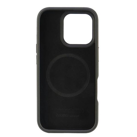 Etui Audi Genuine Leather z MagSafe na iPhone 16 Pro 6.3" - czarno-czerwone Etui Audi Genuine Leather z MagSafe na iPhone 16 Pro 6.3" - czarno-czerwone