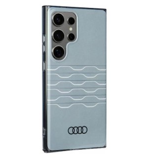 Etui Audi IML Geometric Pattern Case na Samsung Galaxy S24 Ultra - szare