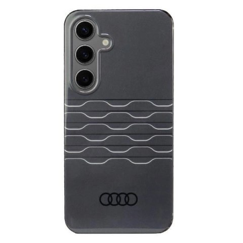 Etui Audi IML Geometric Pattern Case na Samsung Galaxy S24 - czarne Etui Audi IML Geometric Pattern Case na Samsung Galaxy S24 - czarne