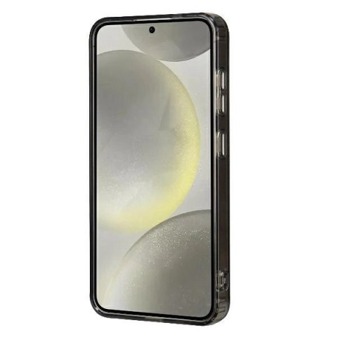 Etui Audi IML Geometric Pattern Case na Samsung Galaxy S24 - czarne Etui Audi IML Geometric Pattern Case na Samsung Galaxy S24 - czarne