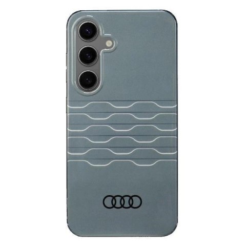 Etui Audi IML Geometric Pattern Case na Samsung Galaxy S24 - szare Etui Audi IML Geometric Pattern Case na Samsung Galaxy S24 - szare