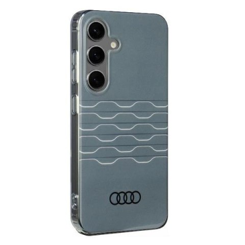 Etui Audi IML Geometric Pattern Case na Samsung Galaxy S24 - szare Etui Audi IML Geometric Pattern Case na Samsung Galaxy S24 - szare