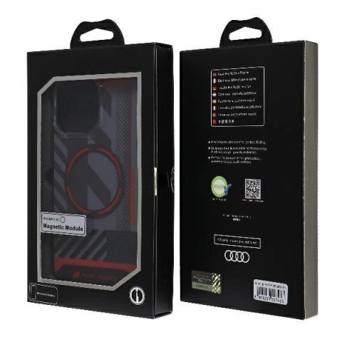 Etui Audi IML Sport MagSafe Case na iPhone 14 Pro Max 6.7" - czarne