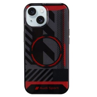 Etui Audi IML Sport MagSafe Case na iPhone 15 / 14 / 13 6.1" - czarne